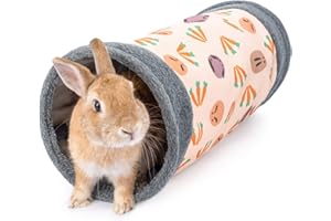 Niteangel Foldable Guinea Pig Tent Bed & Warm Tunnel for Rabbit Ferret Chinchilla Bunny Rats or Other Small Animals (Tunnels)