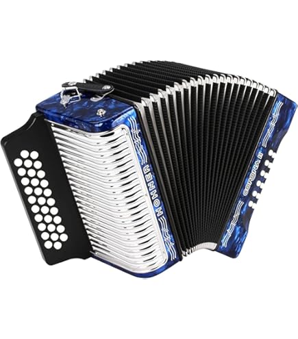 Amazon.com: Hohner Corona II F/Bb/Eb Diatonic Accordion
