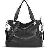Blofinche Genuine Leather Hobo Bag for Women Large Slouchy Tote Purse Soft Real Shoulder Handbag Satchel for Laptop Work Lady