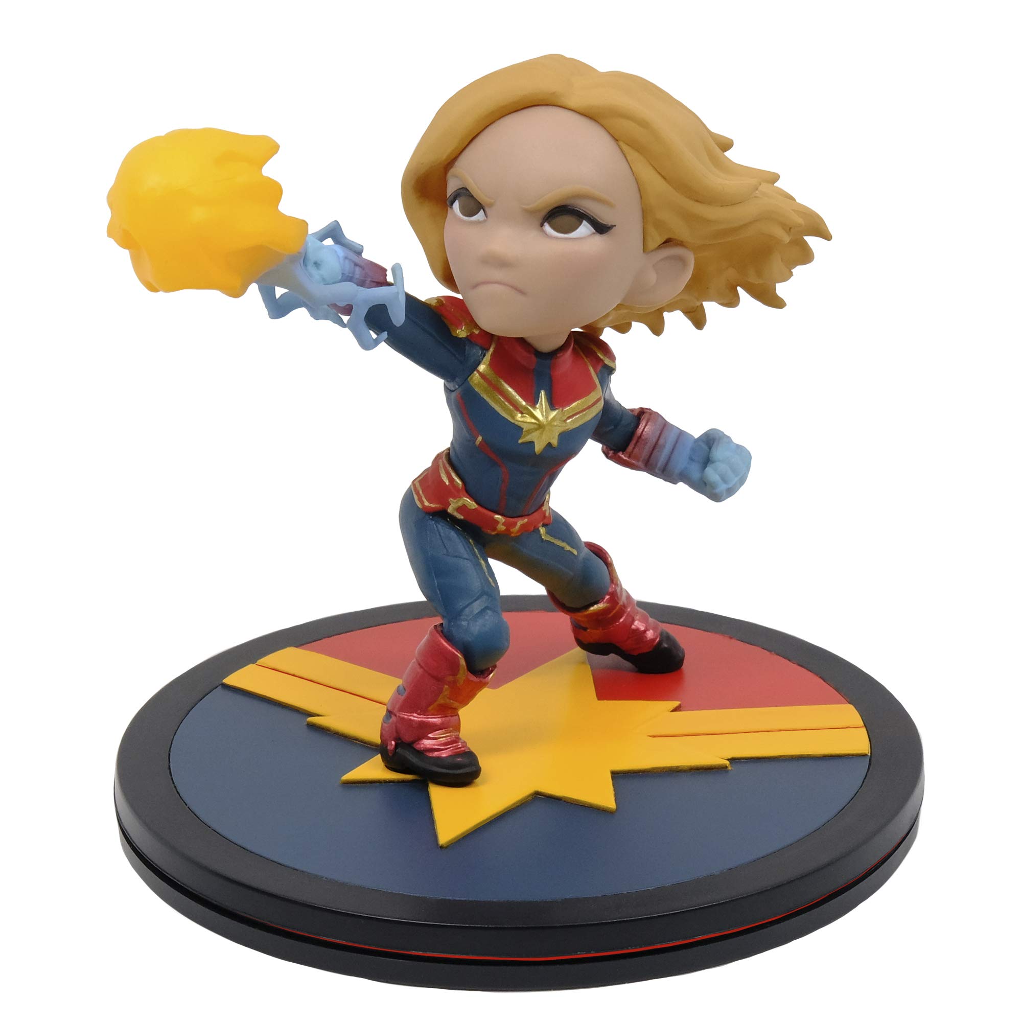 Quantum Mechanix Captain Marvel Q-Fig Figure Captain Marvel 9 cm, Blue