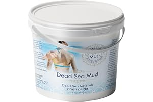 DR.MUD DEAD SEA COSMETICS Dr. Mud's Dead Sea Mud Body Mask – Black Clay Body Treatment with Natural Dead Sea Minerals | Deep Cleansing Skin & Beauty Dead Sea Mask – Skin Care Detox Product for Men & Women (1500 gr)