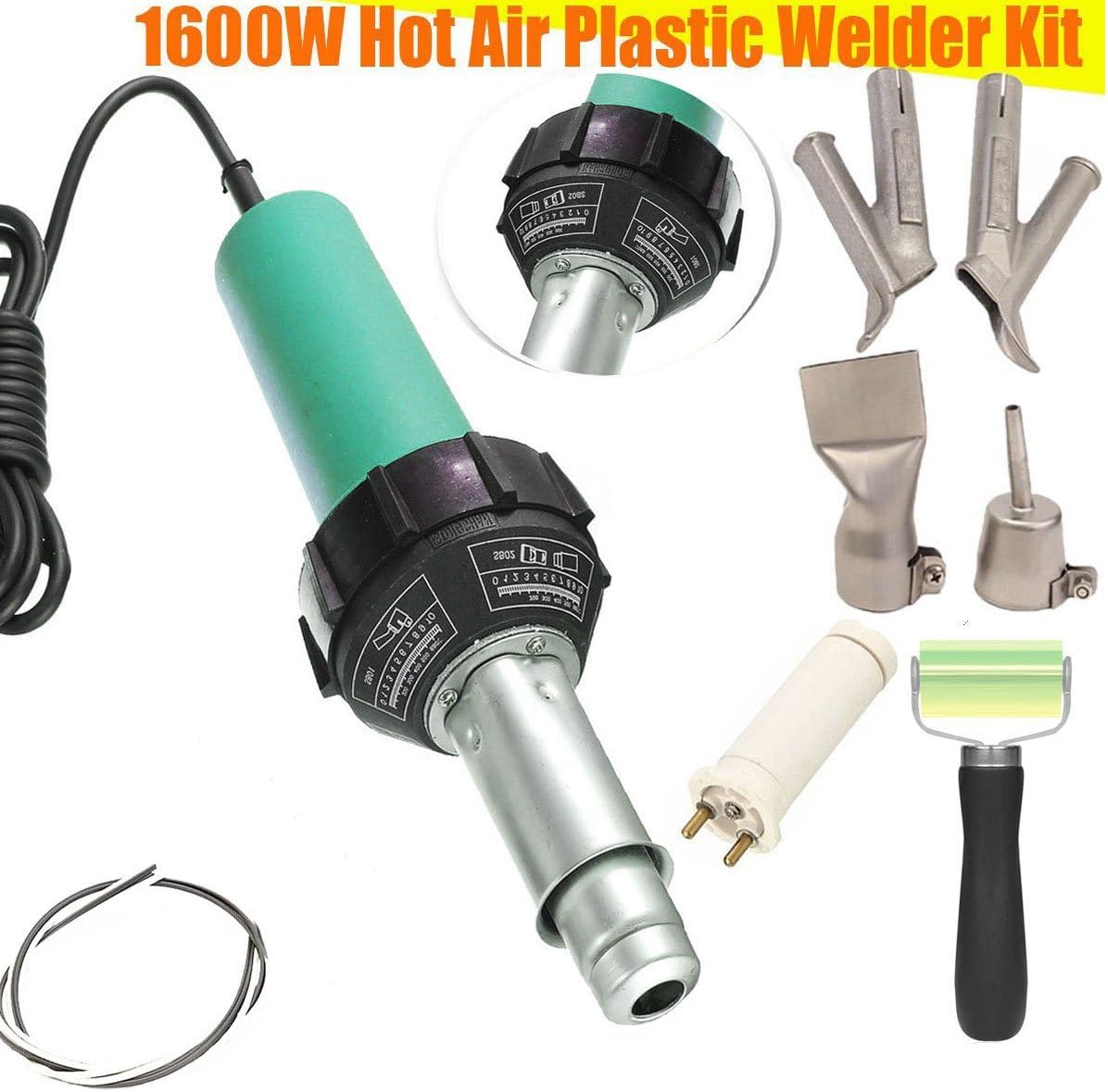Go2Home Professional 1600W Hot Air Torch Plastic Welder Welding Heat
