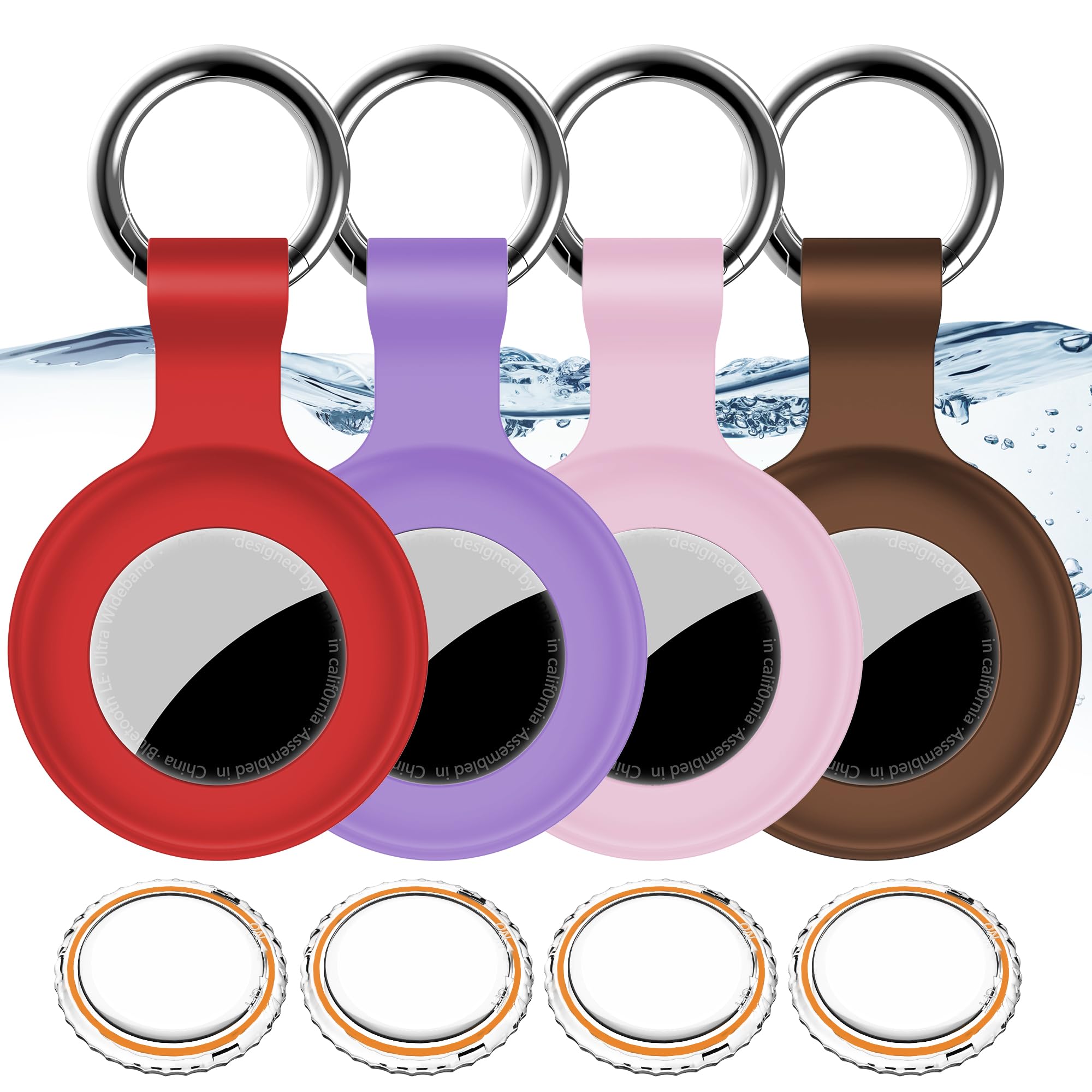 4Pack,Compatible with Airtag Holder Case with