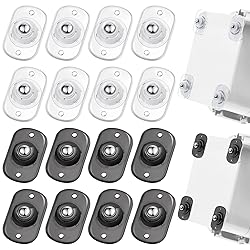 Honoson 16 Pcs Self Adhesive Caster Wheels Mini