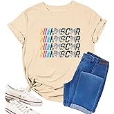 Racing Shirts for Women Start Your Engines Shirts Car Tshirts Checkered Flag Graphic Race Lover Raceday Short Sleeve Top