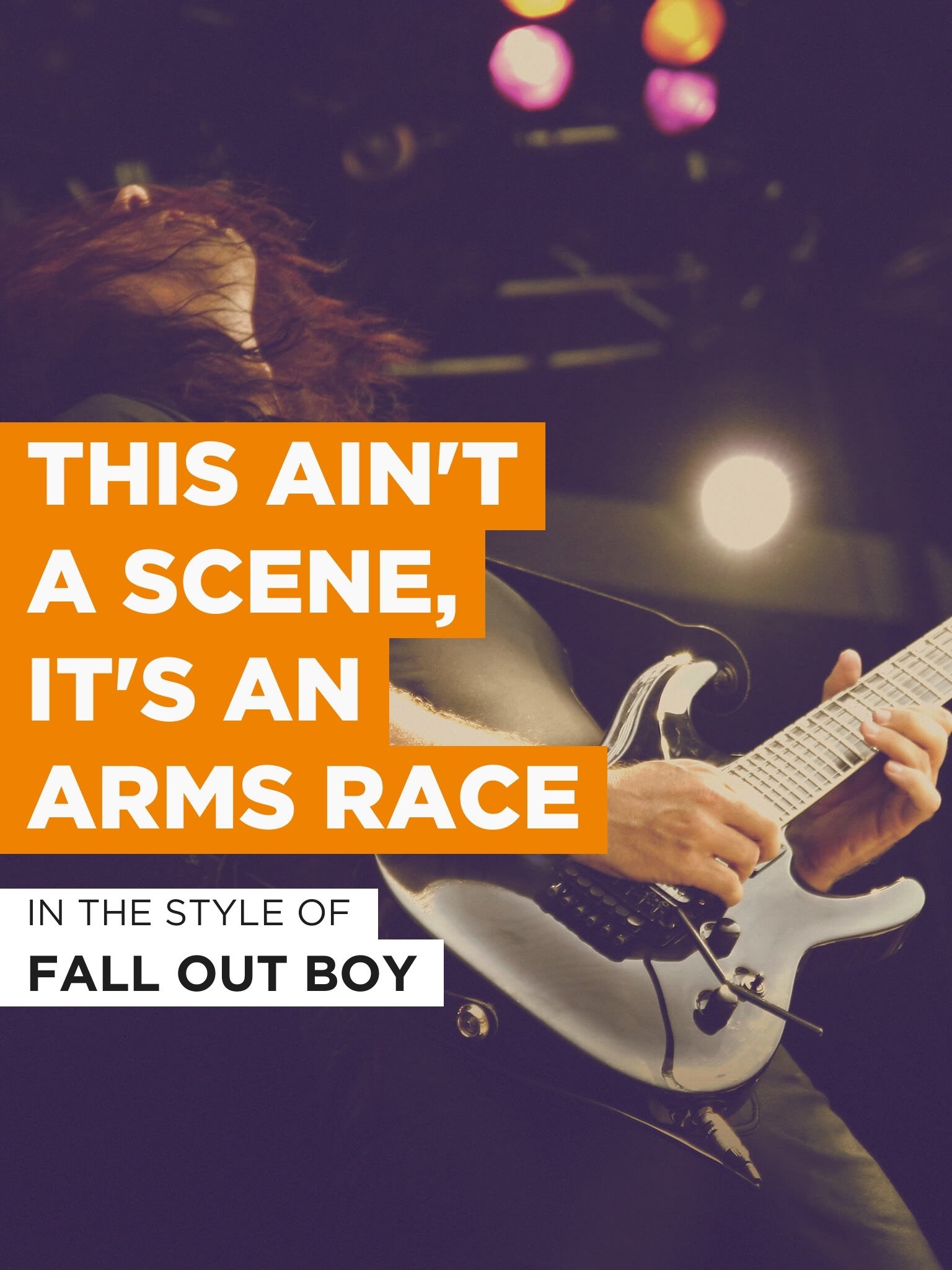 Watch This Ain't A Scene, It's An Arms Race in the Style of "Fall Out