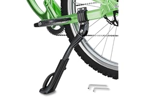 EFEALL Bike Kickstand for 26-29 Inch Adult Bicycle, Adjustable Aluminum Bicycle Kickstand, Sturdy and Non-slip Kick Stand for Mountain/Road/E-Bike