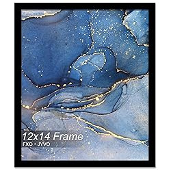 Fxojyvo 12x14 Picture Frame, Black Frame for 12 x