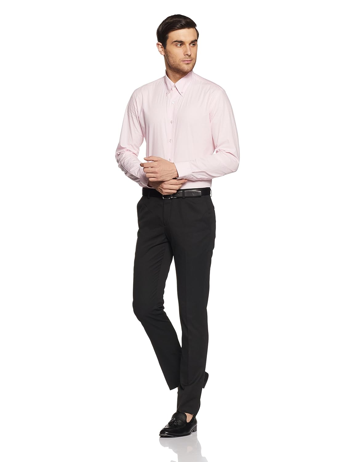 blackberrys men's slim fit formal trousers