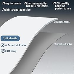 ZYJT Melamine Edge Banding, 5/8 inch x 25ft roll of