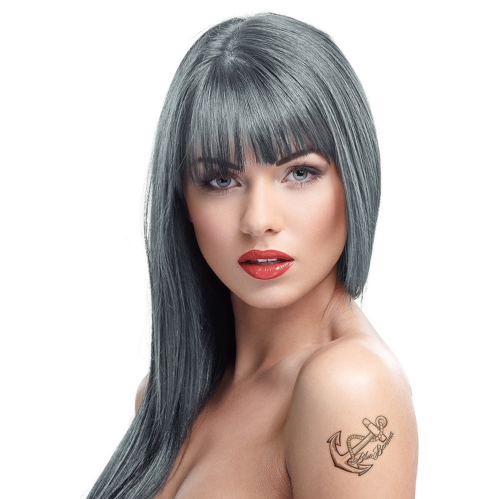 4 Crazy Color Semi Permanent Hair Colour Dyes by Renbow 100ml Graphite 69 by Renbow