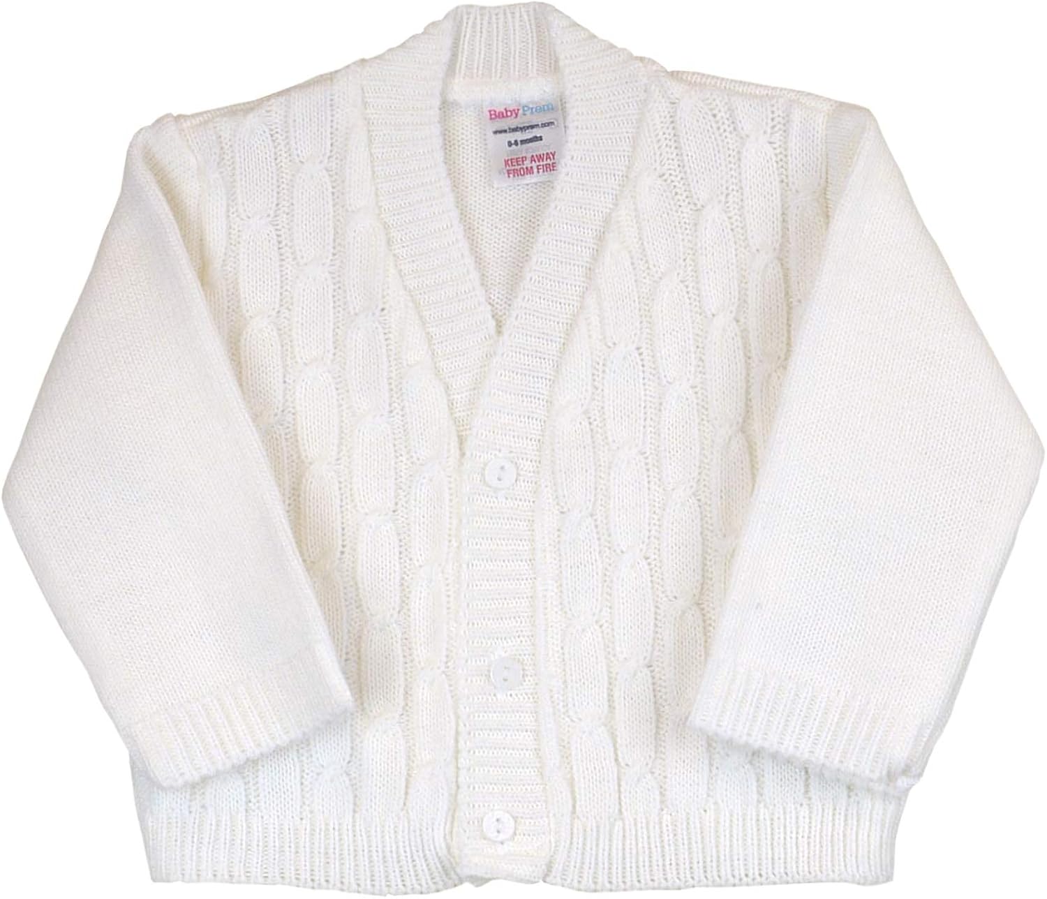 cable knit baby cardigan