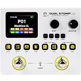 SORAN JME-02 Dual Stomp Lite Multi-Effects Guitar Pedal, Portable Guitar Pedal with 125 Effects, 99 Presets, 10 Effect Modules, 100 Drum Rhythms, 40s Looper, 20 IR/NAM Slots, USB Audio Interface
