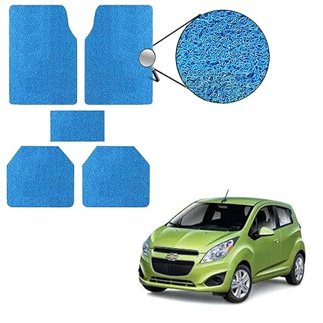 Semaphore Car Anti Slip Noodle Floor Foot Mats Set Of 5