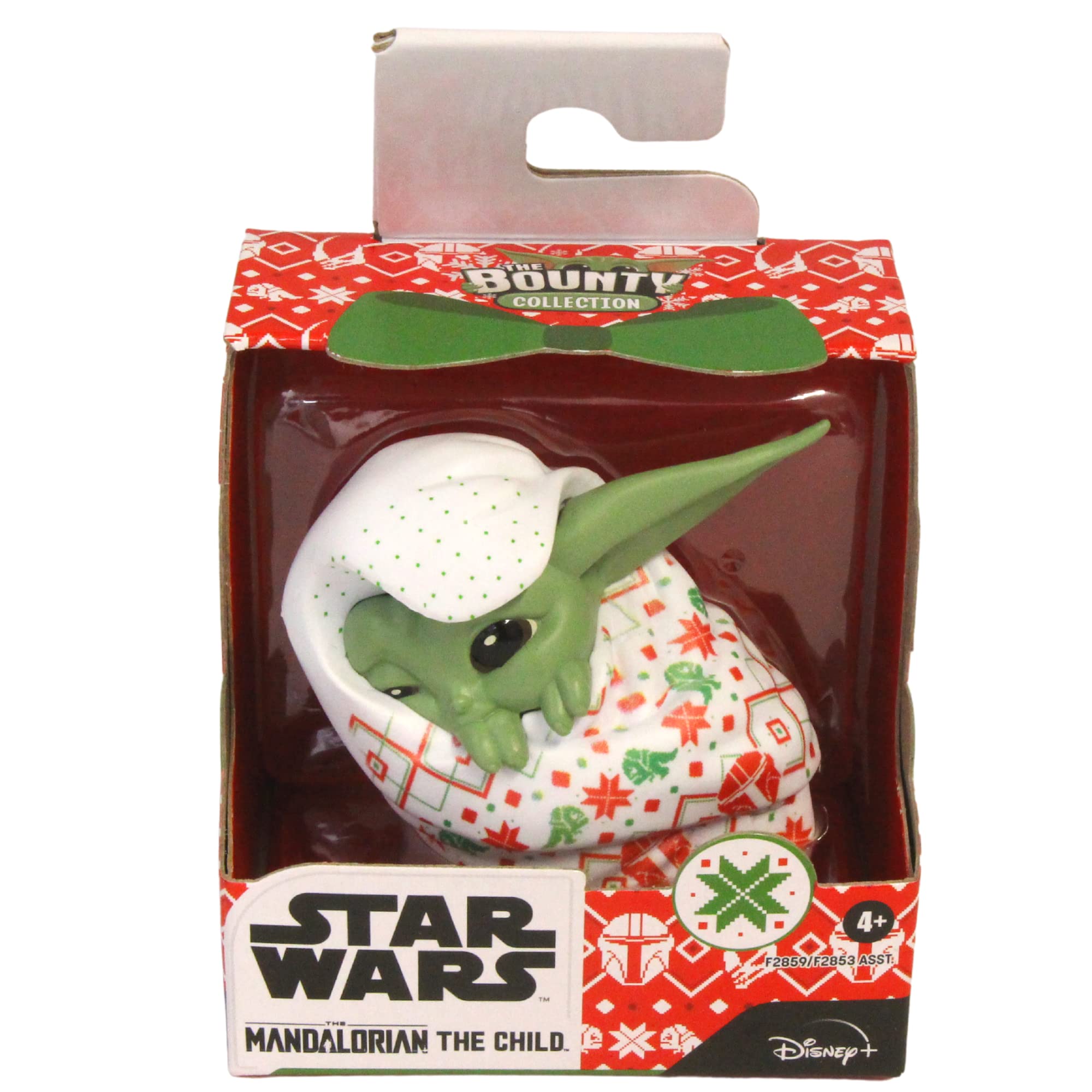 Star Wars Disney The Mandalorian - The Bounty Collection Christmas Edition 2.5'' 6cm The Child Figure - The Child Swaddling, Multi-colored, Standard, F2853