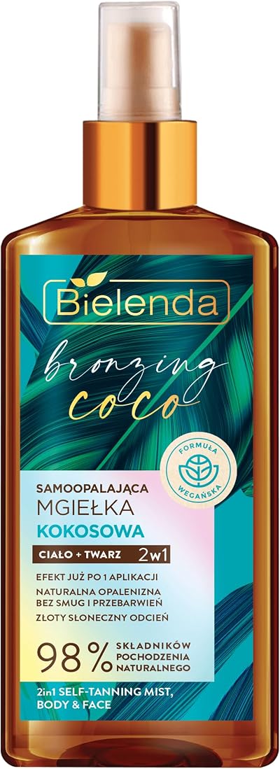 Bielenda Bronzing Coco 2in1 Self Tan Face Body Mist 150ml