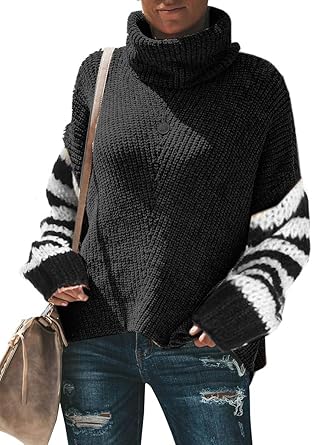 plus size cable knit turtleneck sweater