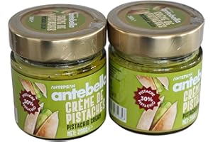 Antepsan Pistachio Cream Spread, 200g, 30% Pistachios, 2-Pack