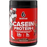 Six Star Casein Protein Powder Elite Casein Protein Powder Slow-Digesting Micellar Casein Protein Powder for Muscle Gain Trip