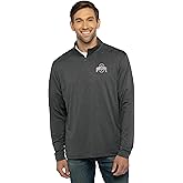 Vantage Apparel NCAA mens Collegiate Premium Lightweight Stretchy Gray 1/4 Zip Pullover