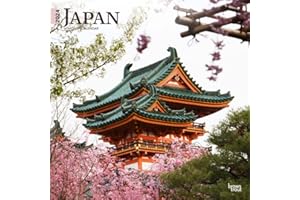 Japan | 2024 12 x 24 Inch Monthly Square Wall Calendar | BrownTrout | Scenic Travel Asia Cherry Blossoms Tokyo Kyoto Osaka