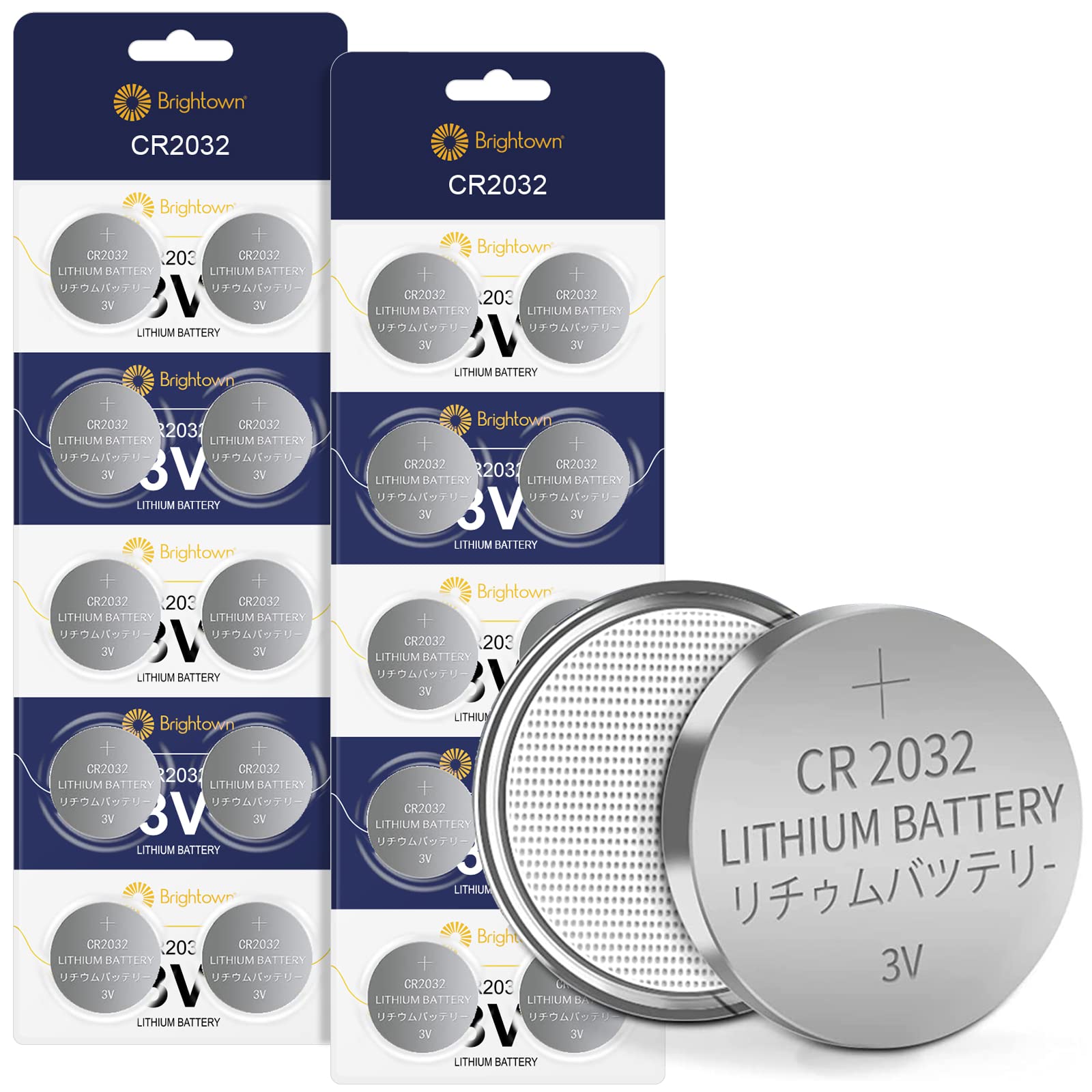 Brightown 20 Count CR2032 Lithium Coin Cell