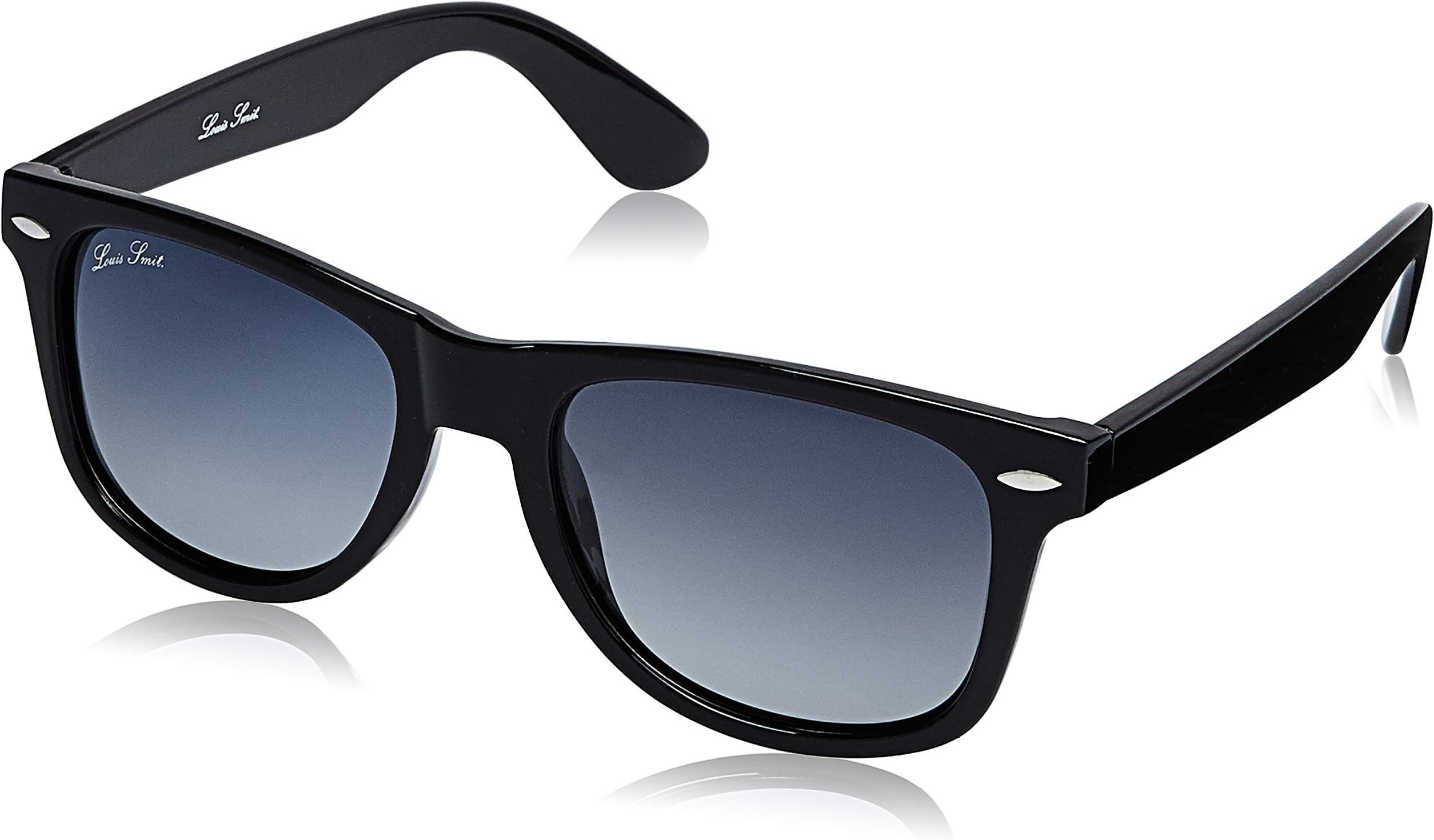 Polarized Wayfarer Men's Sunglasses - (LS108 C4 55|55|Grey Gradel Color Lens)
