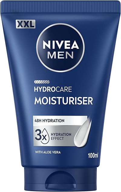 NIVEA MEN Hydrocare Facial Moisturiser XXL 100ml Aloe Vera Pro-Vitamin B5