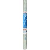 Con-Tact Brand Creative Clear Covering, Versatile and Self-Adhesive Shelf Liner, Transparent Privacy Film, Protective Clear Vinyl, 18'' x 9', Clear Glossy