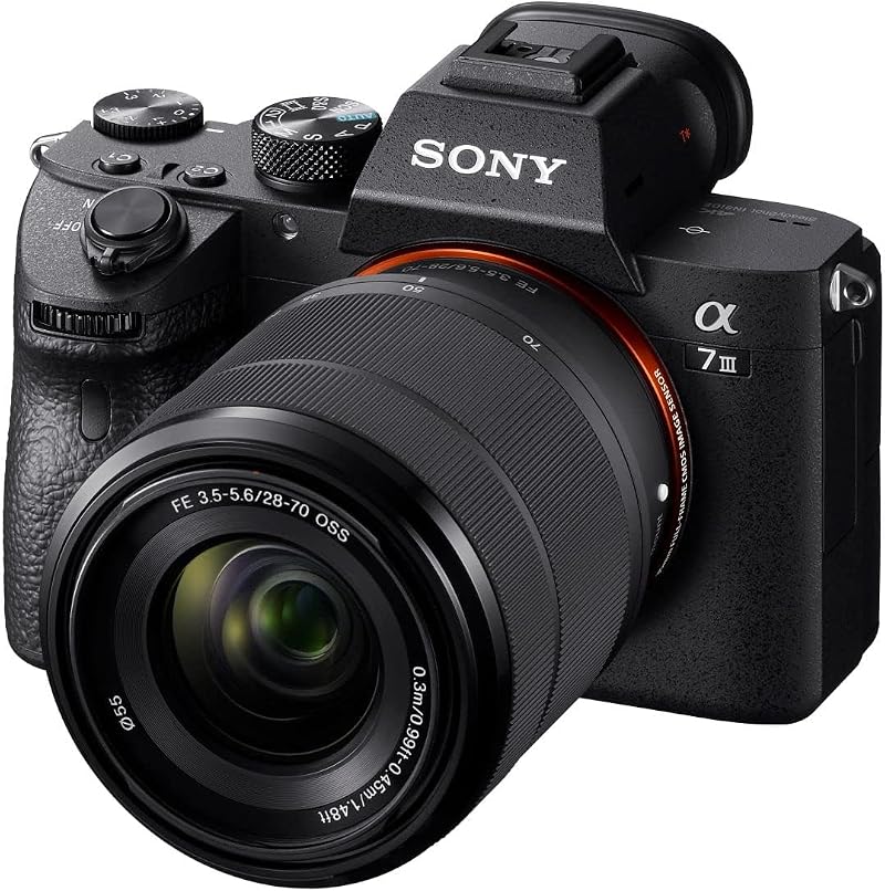 Sony Alpha 7 III Full-Frame Mirrorless with 28-70mm Lens 24.2MP 4K AF 693 Point