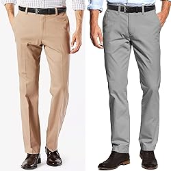 CHAOREN Mens Dress Belt 2 Pack - 1 1/8" Leather