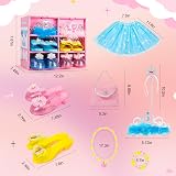 LOYO Princess Dress Up Shoes Set with Light Up Skirts 3 4 5 6 Years view 4