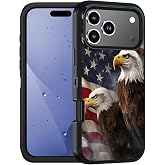 FQTBCEARI Designed for iPhone 17 Pro Max Case, Military Grade Heavy Duty 3-Layer Shockproof Drop Full-Body Protective Phone Cover for iPhone 17 Pro Max (6.9