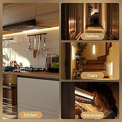 2 Pack Under Cabinet Lighting, 3 Color Temperatures