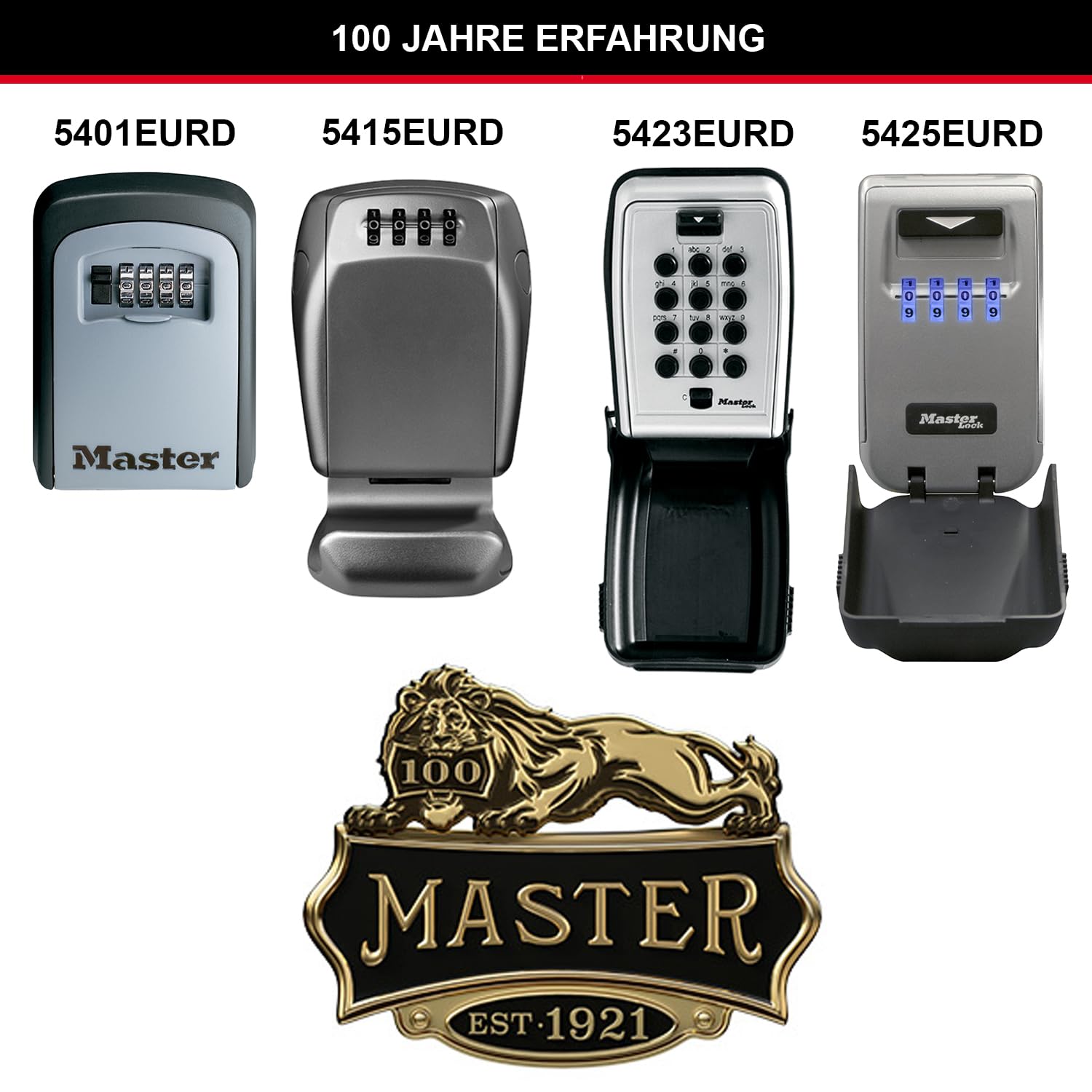 Master Lock Schlüsseltresor, Wandhalterung, Aussen, 11.9 x 8.5 x 3.6 cm, Schlüsselsafe 7