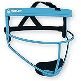 RIP-IT Defense Pro Softball Face Mask | Lightweight Protective Softball Fielder's Mask | Youth | Aqua