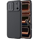 Nillkin for iPhone 17 Pro Max Case with Slide Camera Cover, Thin Slim Fit, Shockproof Protective, Protector Privacy, Phone Case iPhone 17 Pro Max Camera Lens Protector 6.9 inch, Black