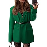 BTFBM Blazers for Women 2026 Spring Business Casual Clothes Open Front Oversized Winter Coats Work Office Suit Jackets