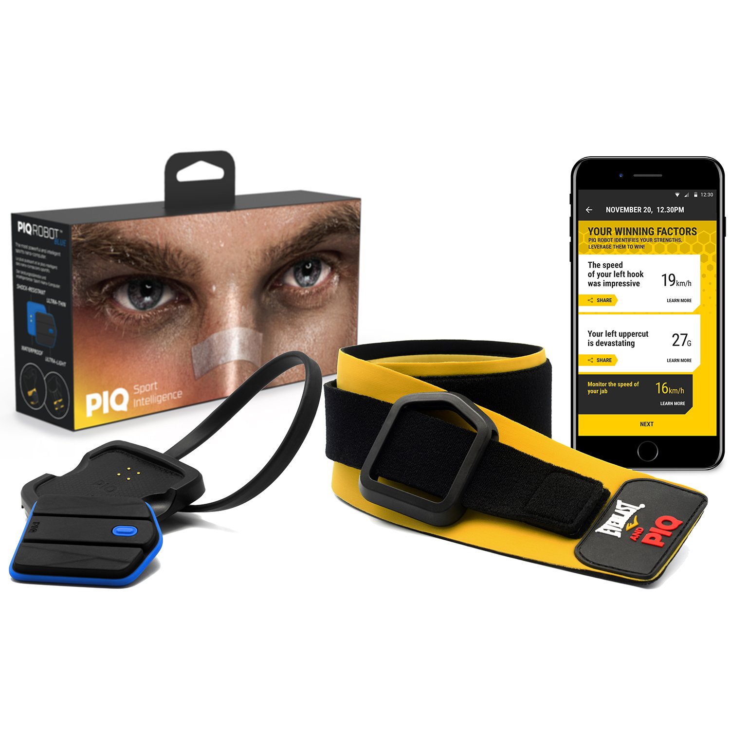 Everlast and PIQ Wearable Boxing Sport and Fitness Tracker