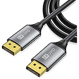 Aieloar 8K Display Port Cable 1.4,8K@60Hz 7680x4320 32.4Gbps Display Port to Display Port Cable, Backward Compatible with 4K@