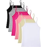 Geyoga Girls' Sleeveless Racer Back Camisole Undershirt Tank Top