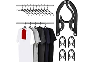 5 Pcs Travel Hangers, Cruise Ship Essentials Foldable Hangers Plastic Travel Essentials, Portable Cruises Must Haves 2026 for
