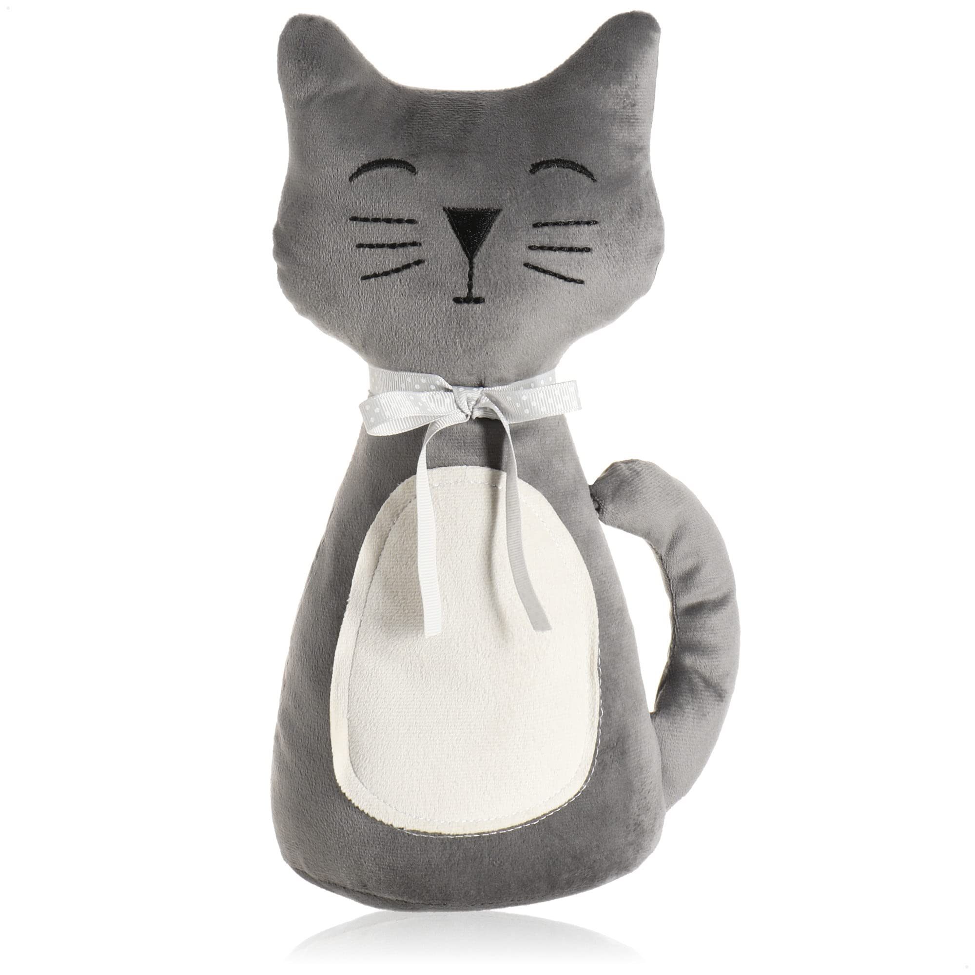 COM-FOUR® Door Stopper, Heavy Door Holder, Cute cat Design, Functional Home Accessory, Stopper for Windows and Doors, Ideal for drafts (Cat Mandy)