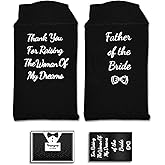HAPPYPOP Wedding Gifts for Parents - Mother & Father of the Bride & Groom Socks, Groom Socks