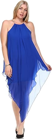 asymmetrical plus size formal dresses