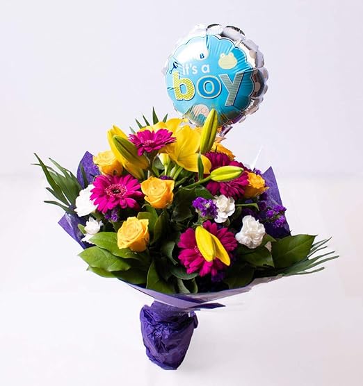 it's a boy flower arrangements