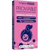 Nutramax Proviable Probiotics + Prebiotics for Dogs, Diarrhea Support Kit | Probiotics and Prebiotics for Dogs, 30Ml Paste to Help Firm Loose Stool &amp; 10 Daily Sprinkle Capsules to Support Gut Health