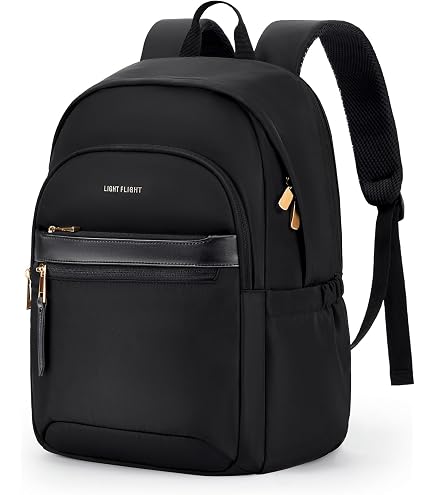 LIGHT FLIGHT Laptop Backpack for Women, Large, Pink, 17.3 Inch