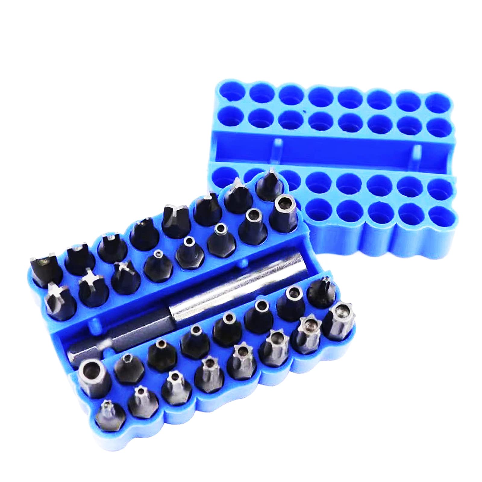 Screwdriver Bit Set with 1/4” Hex Shank Drill Bit Holder 33 PCS