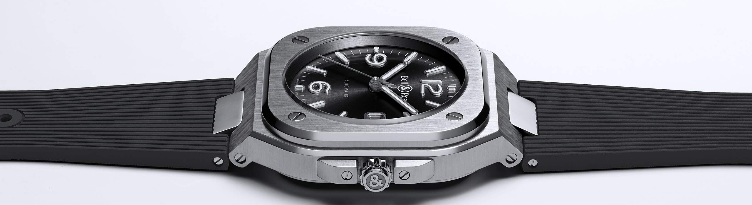 Bell & Ross BR 05 Black Dial Steel Automatic Watch